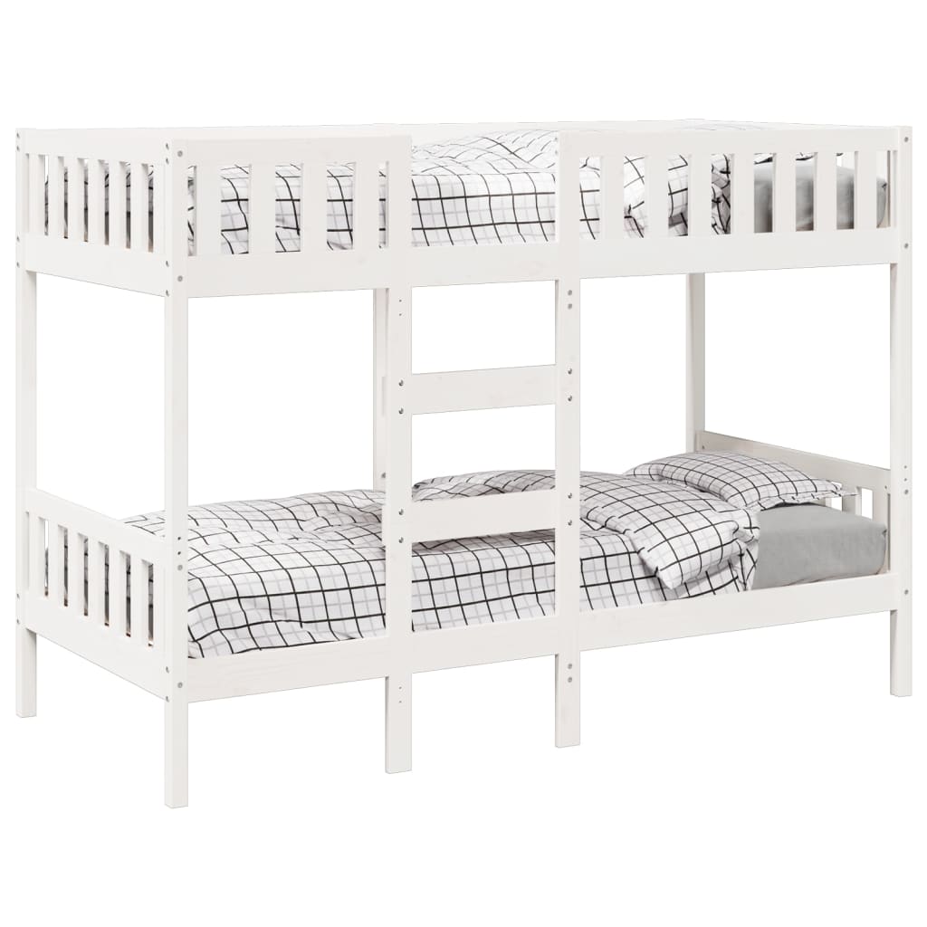 Bunk beds - Solid White Pine - 75cm x 190cm