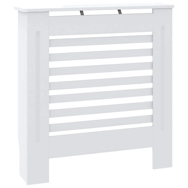 MDF Radiator Cover 78 cm - Horizontal slats in White