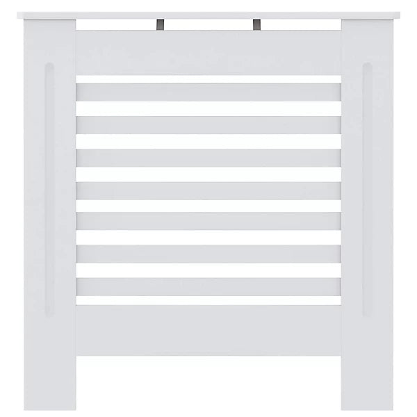MDF Radiator Cover 78 cm - Horizontal slats in White