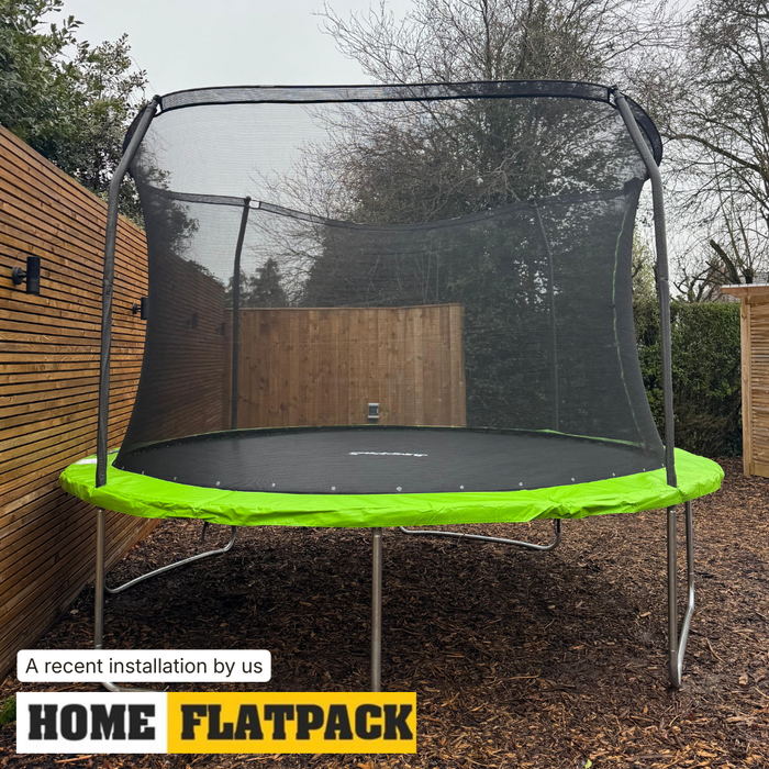 Building the 12ft JumpPRO™ Xplore Green Round Trampoline with Enclosure