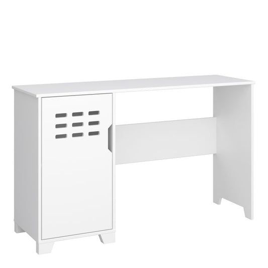 Bureau 1 porte en blanc pur