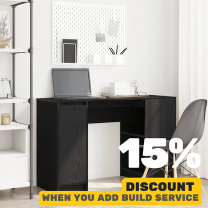 White Desk 120x 42 x 76cm Engineered Wood