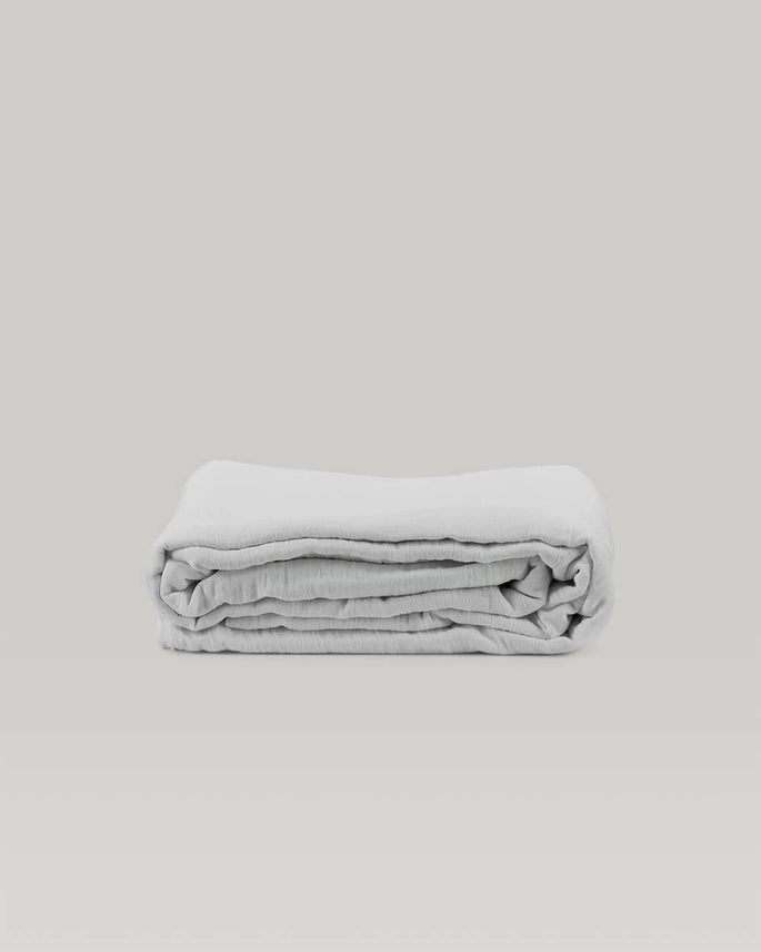 The Cotton Gauze Duvet Cover - Beige