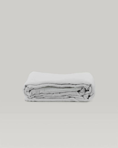 The Cotton Gauze Duvet Cover - Beige