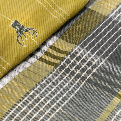 Parure de lit 100 % coton brossé « Kentish » en gris