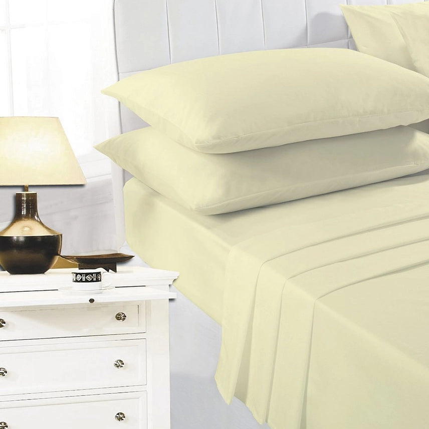Parure de lit facile d'entretien - 16 couleurs disponibles