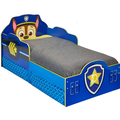 Lit pour tout-petits avec tiroirs Paw Patrol 145x68x77 cm Bleu WORL268007