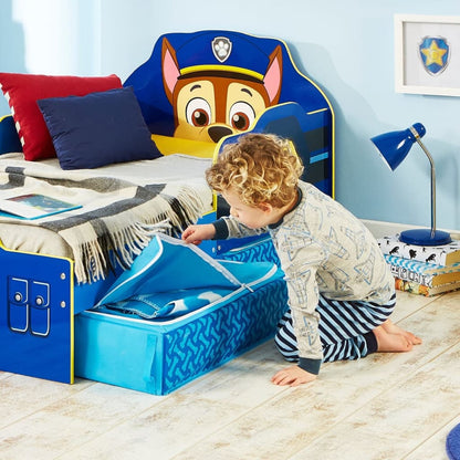 Lit pour tout-petits avec tiroirs Paw Patrol 145x68x77 cm Bleu WORL268007