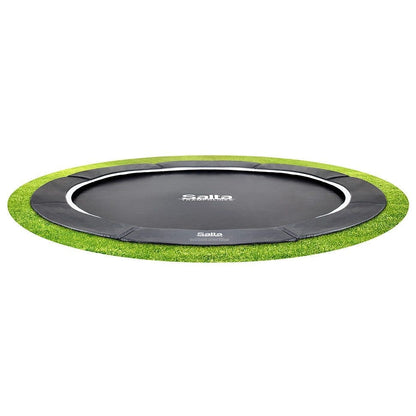 12ft (366cm) Salta BLACK Royal Baseground Round Trampoline