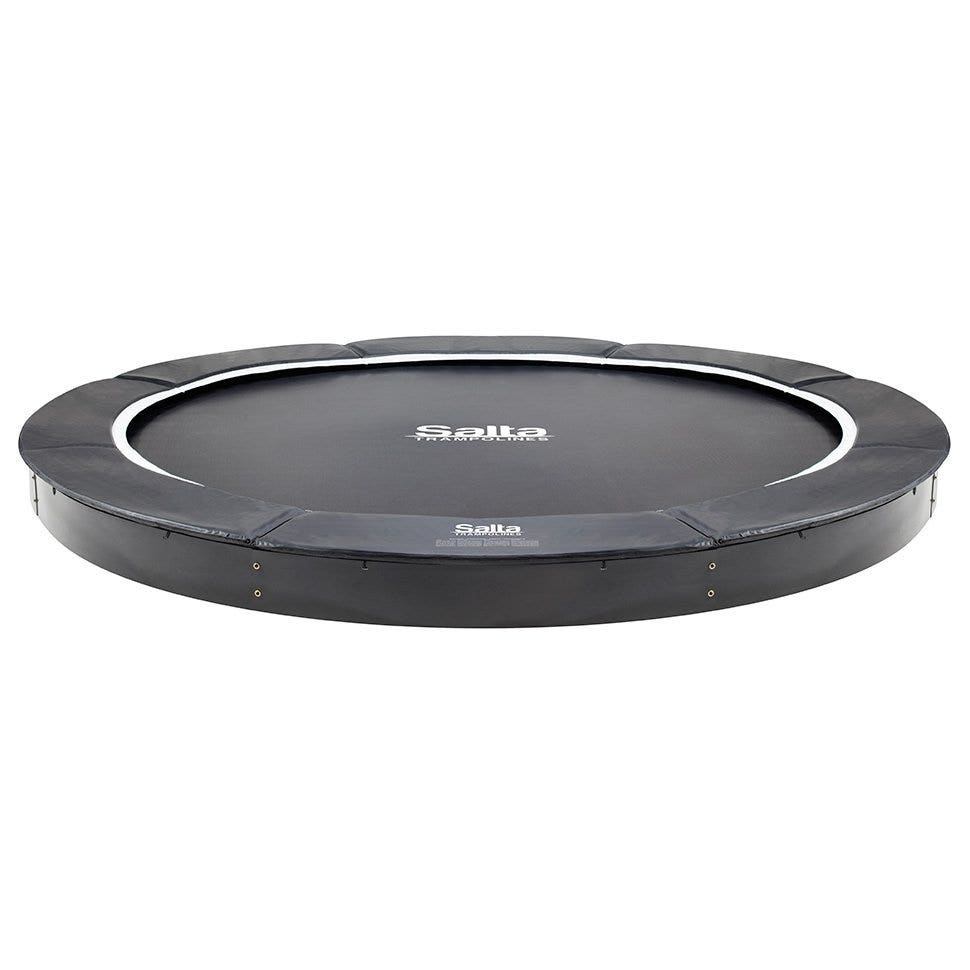 12ft (366cm) Salta BLACK Royal Baseground Round Trampoline