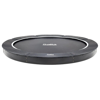 12ft (366cm) Salta BLACK Royal Baseground Round Trampoline