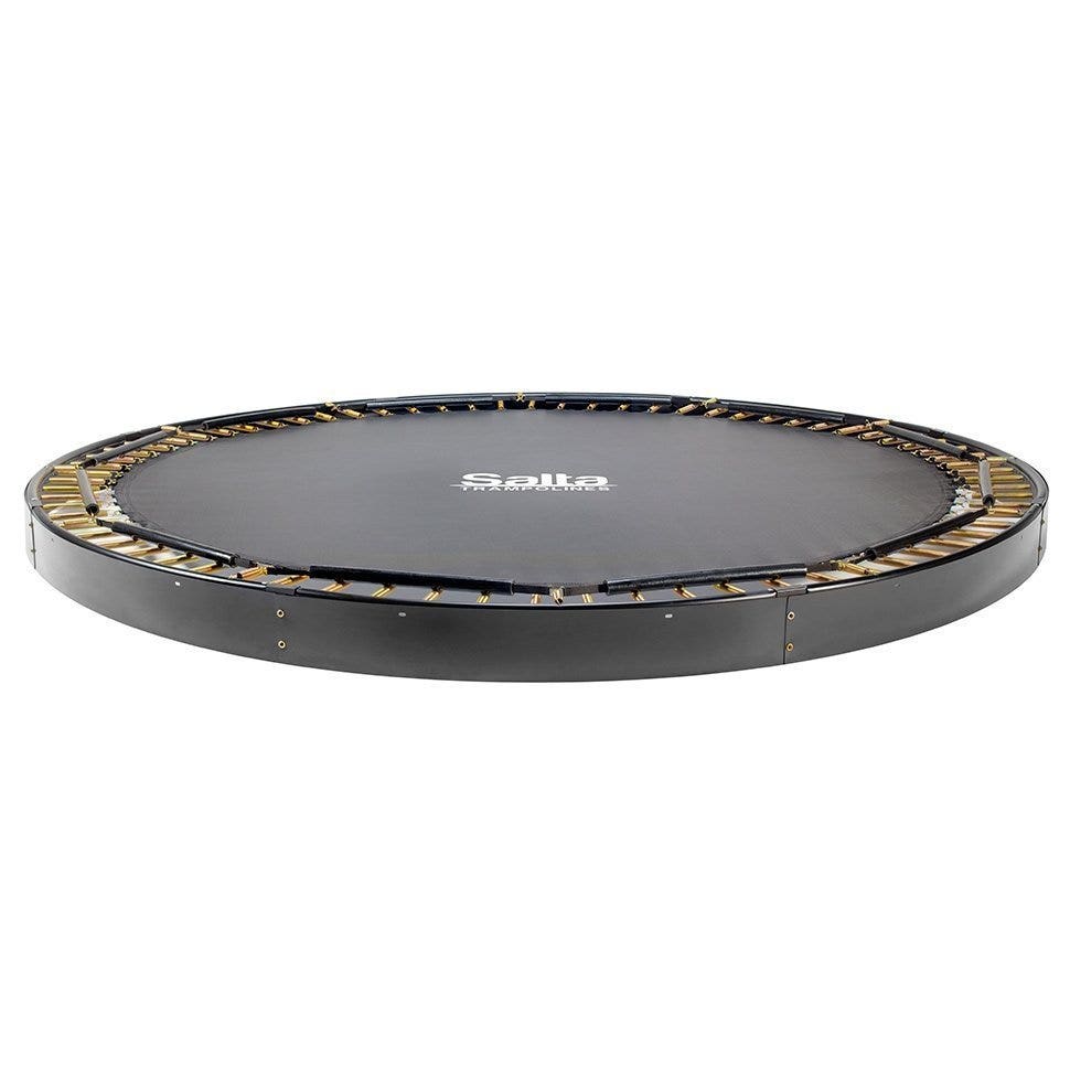 12ft (366cm) Salta BLACK Royal Baseground Round Trampoline