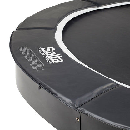12ft (366cm) Salta BLACK Royal Baseground Round Trampoline