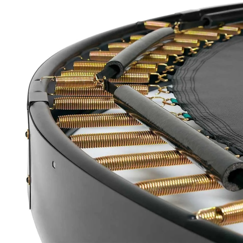 10ft Salta Black Royal Baseground Round Trampoline with Enclosure