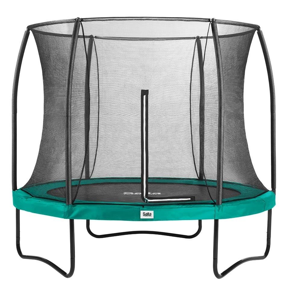 Trampolín Salta GREEN Round Comfort Edition de 10 pies (305 cm) con cerramiento