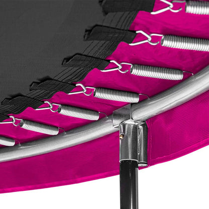 10ft (305cm) Salta PINK Round Comfort Edition Trampoline with Enclosure