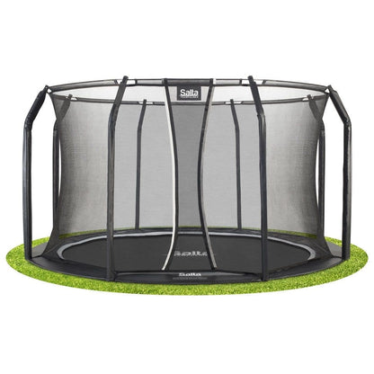 Trampoline rond Salta BLACK Royal Baseground de 12 pieds (366 cm) avec enclos