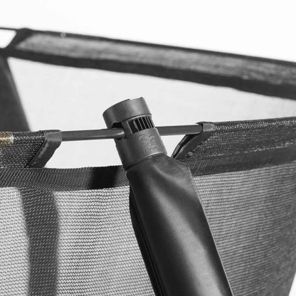 10ft Salta Black Royal Baseground Round Trampoline with Enclosure