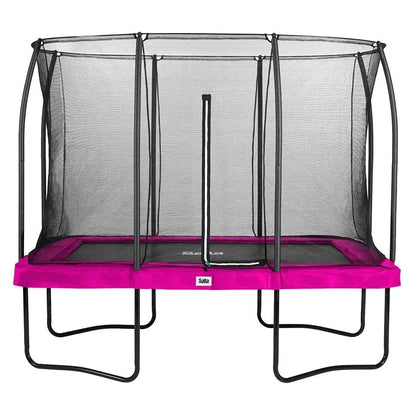 7ft x 10ft Salta Pink Rectangular Comfort Edition Trampoline with Enclosure