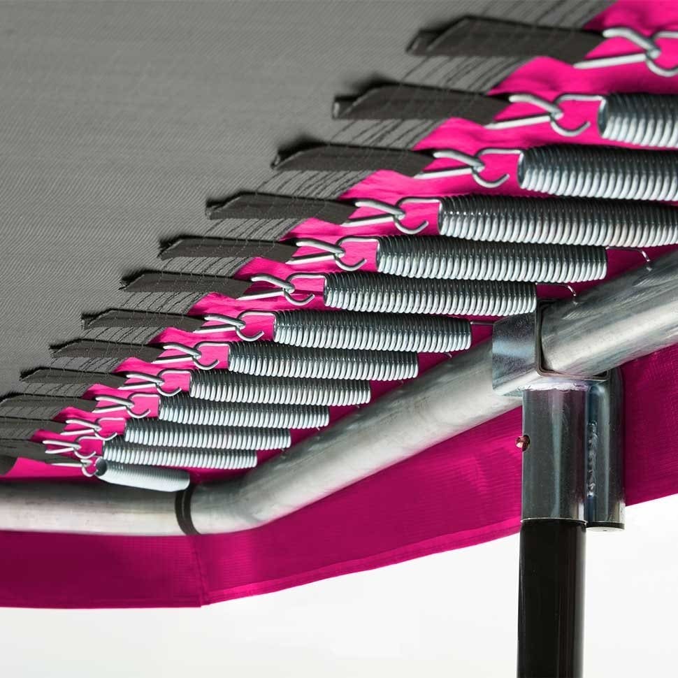10ft (305cm) x 7ft (214cm) Salta PINK Rectangular Comfort Edition Trampoline with Enclosure