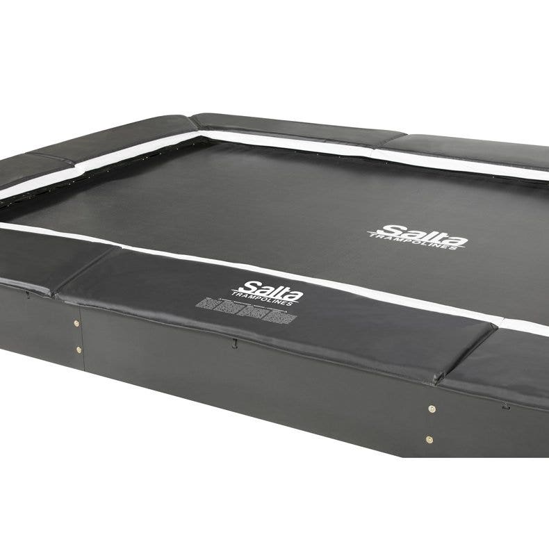 13ft (397cm) x 8ft (244cm) Salta BLACK Royal Baseground Rectangular Trampoline