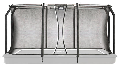 13ft (397cm) x 8ft (244cm) Salta BLACK Royal Baseground Rectangular Trampoline with Enclosure
