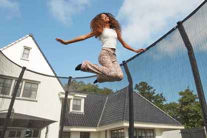 14ft Salta Green Round First Class Edition Trampoline with Enclosure