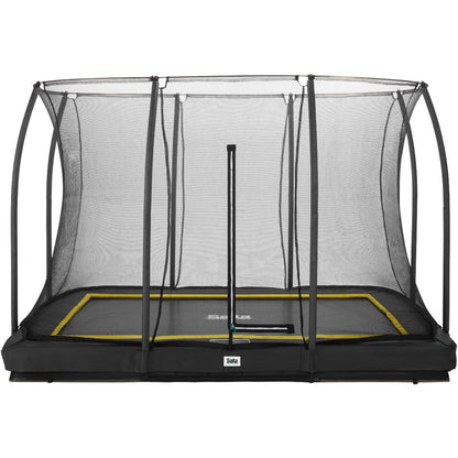 10ft (305cm) x 7ft (214cm) Salta BLACK Rectangular Comfort Edition Inground Trampoline with Enclosure
