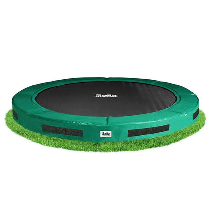14ft (427cm) Salta GREEN Premium InGround Round Trampoline