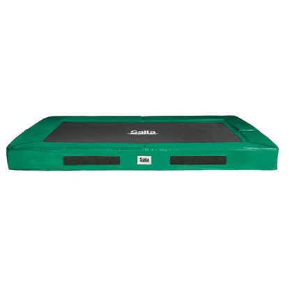 10ft (305cm) x 7ft (214cm) Salta GREEN Premium InGround Rectangular Trampoline