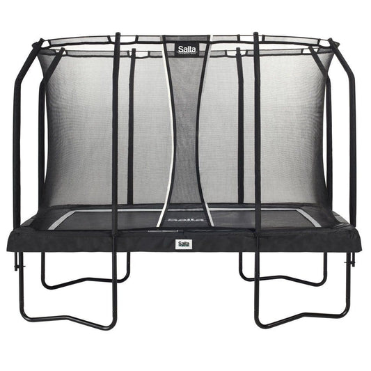 Trampolín rectangular Salta NEGRO de 10 pies (305 cm) x 7 pies (214 cm) + cerramiento