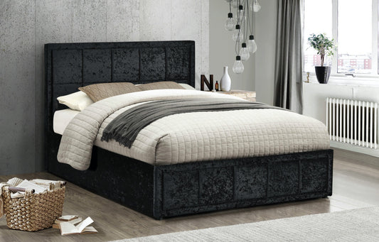 Grey Ottoman Style Double bed