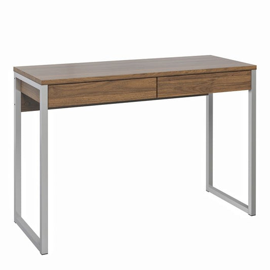 Bureau Function Plus 2 tiroirs en noyer