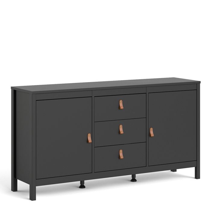 The 'Battle' Sideboard 2 Doors 3 Drawers in Grey