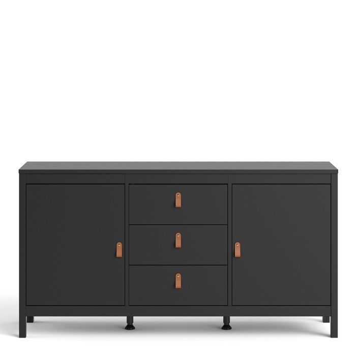 The 'Battle' Sideboard 2 Doors 3 Drawers in Grey