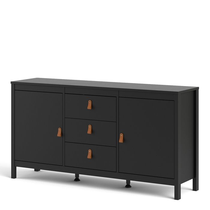 The 'Battle' Sideboard 2 Doors 3 Drawers in Grey