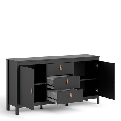 The 'Battle' Sideboard 2 Doors 3 Drawers in Grey