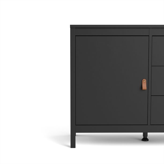 The 'Battle' Sideboard 2 Doors 3 Drawers in Grey