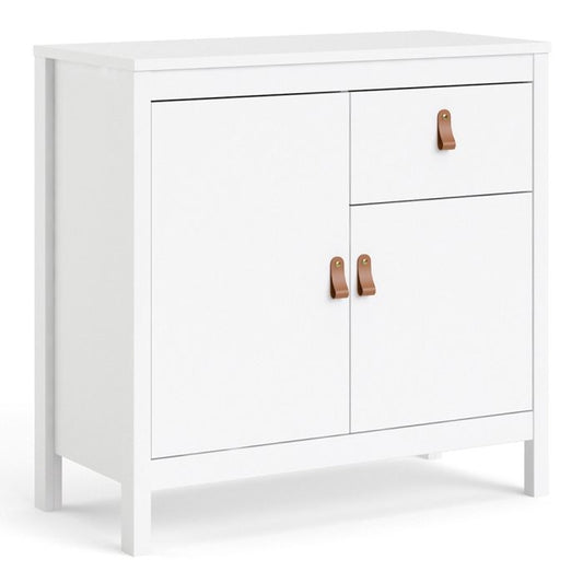 The 'Battle' Sideboard 2 Doors 1 Drawer in White