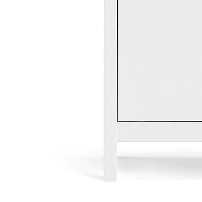 Buffet 2 portes 1 tiroir 'Safran' en blanc