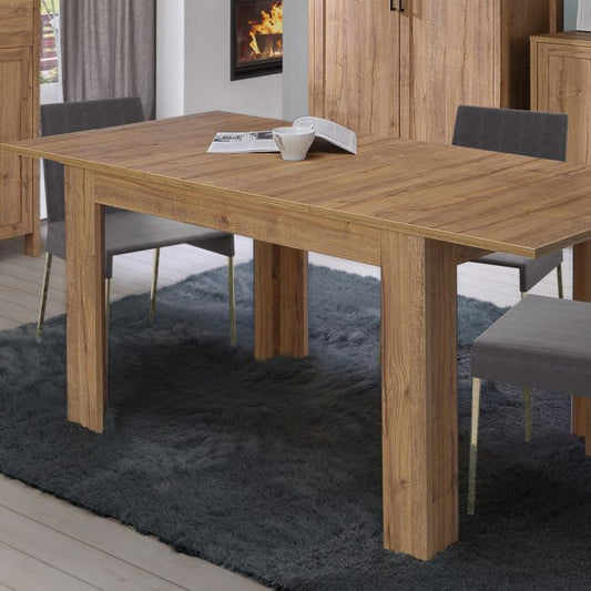 Extending Dining Table 120 cm in Waterford Oak