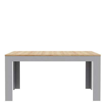 Table à manger extensible 160-207 cm en chêne Riviera/chêne gris