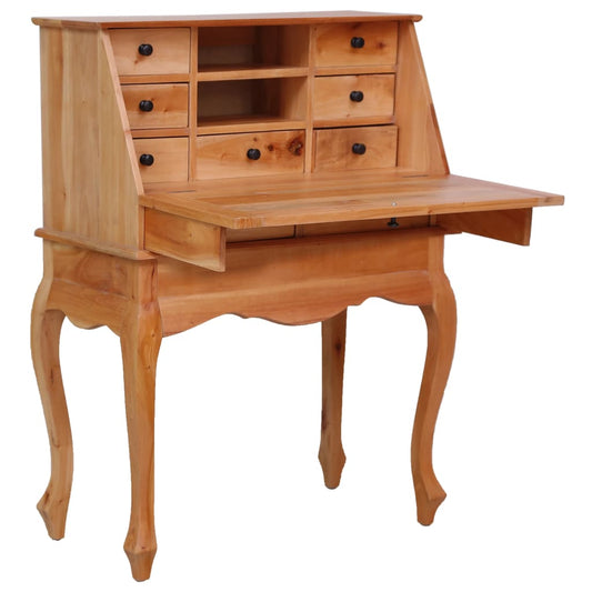 Secrétaire 78x42x103 cm Bois d'Acajou Massif