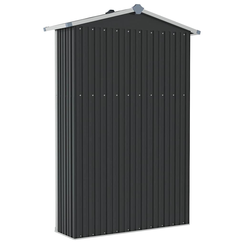 Garden Shed 116X45X175 Cm Galvanised Steel