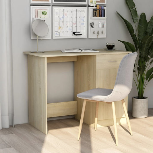 Escritorio Roble Sonoma 100x50x76 cm Madera de ingeniería
