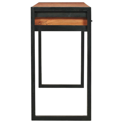 Bureau avec 2 tiroirs 140x40x75 cm Bois de teck