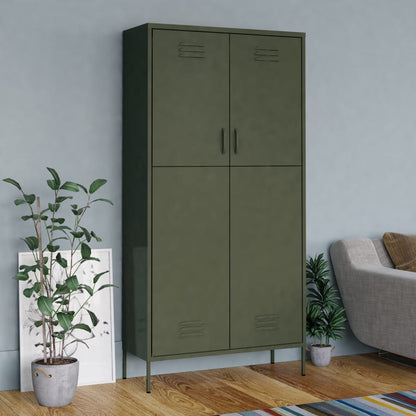 Wardrobe 90X50X180 Cm Steel