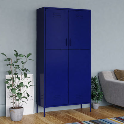 Wardrobe 90X50X180 Cm Steel