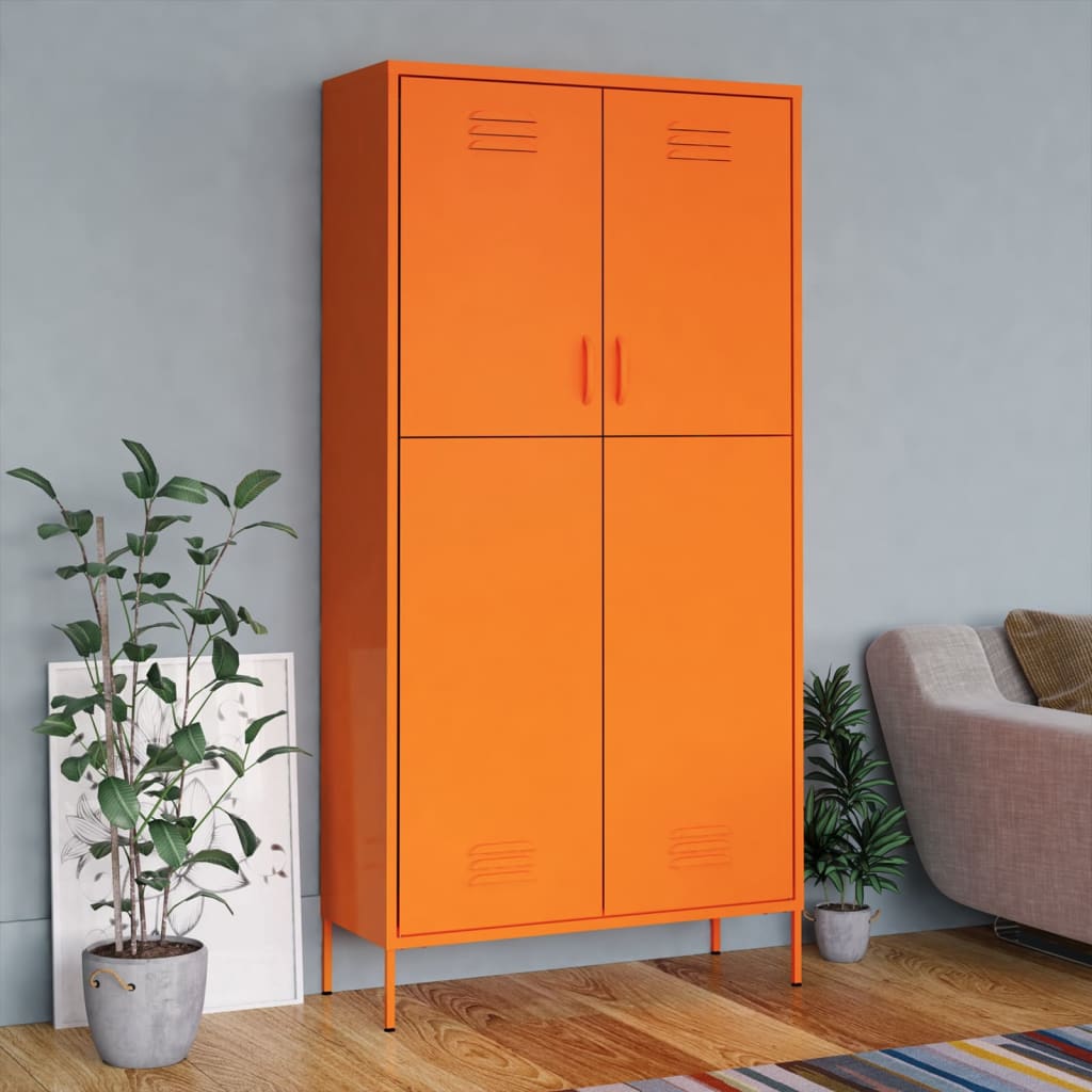 Wardrobe 90X50X180 Cm Steel
