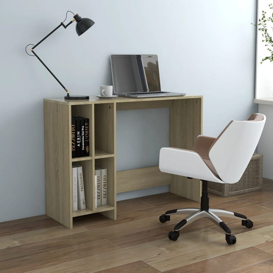 Bureau pour ordinateur portable en chêne Sonoma 102,5 x 35 x 75 cm Bois d'ingénierie